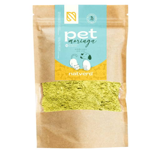 SUPLEMENTO ALIMENTAR MORINGA PET PREMIUM- 100% ORGÂNICO- 100g
