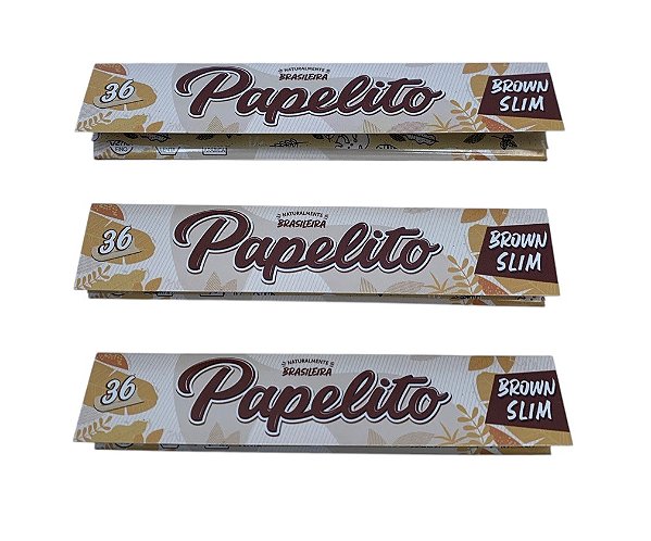 3 Sedas Papelito Brown Slim