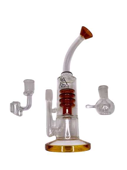 Bong de Vidro Bee Hive Squadafum 23,5cm