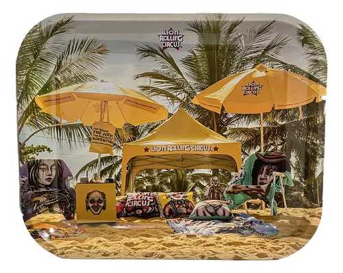 Bandeja Gigante de Metal Lion Rolling Circus Beach