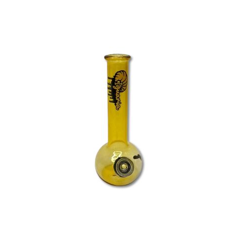 Micro Bong de Vidro Iguaria Amarelo 10cm