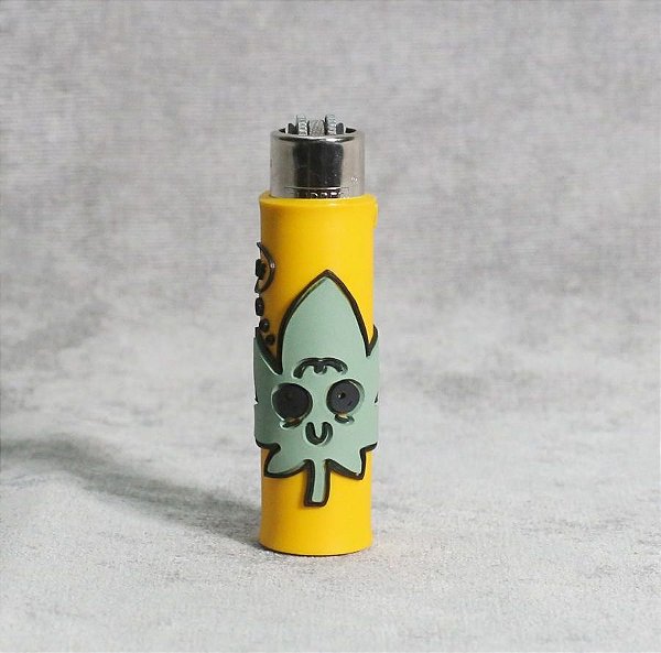 Isqueiro Emborrachado Puff Life ERVINHA Amarelo