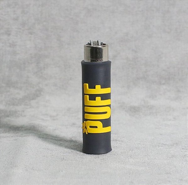 Isqueiro Emborrachado Puff Life Preto