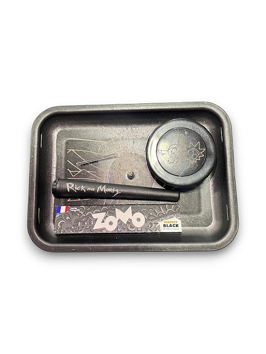 Bandeja Acrílico Rick And Morty Preta