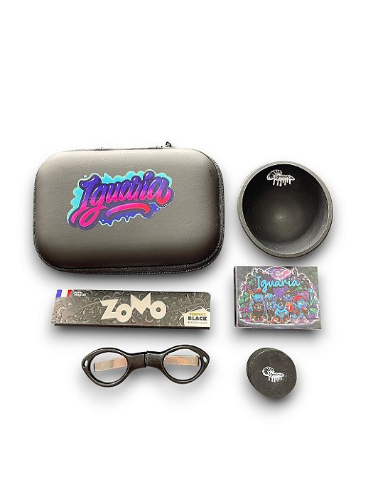 Kit Iguaria Case P Preto para Acessórios