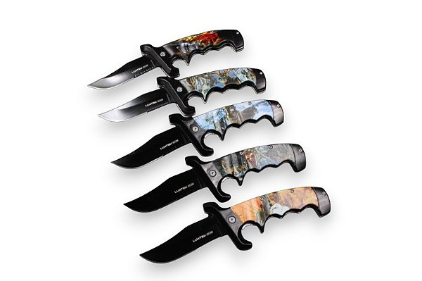 Canivete Tático D305 Semiautomático 22cm