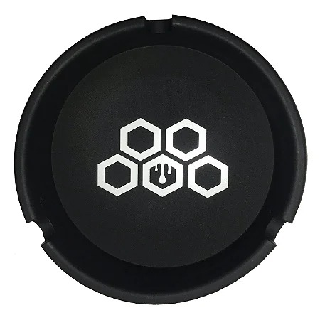 Cinzeiro de Silicone Redondo Preto Cultura Dab