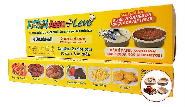 Dover Roll Papel Antiaderente 2 Rolos 30x3m