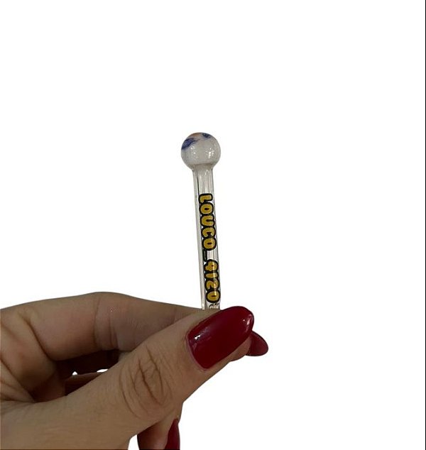 Piteira de Vidro Louco 420 Bocal Redondo 6cm