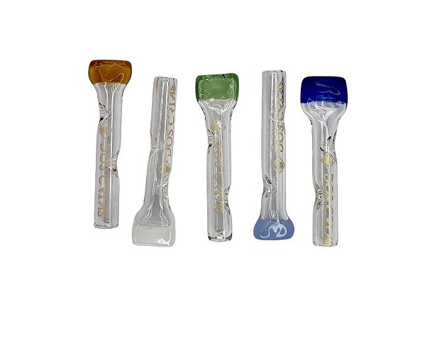 Piteira de Vidro Dos Cria Flat Colors 6mm x 4cm ( 1Und )