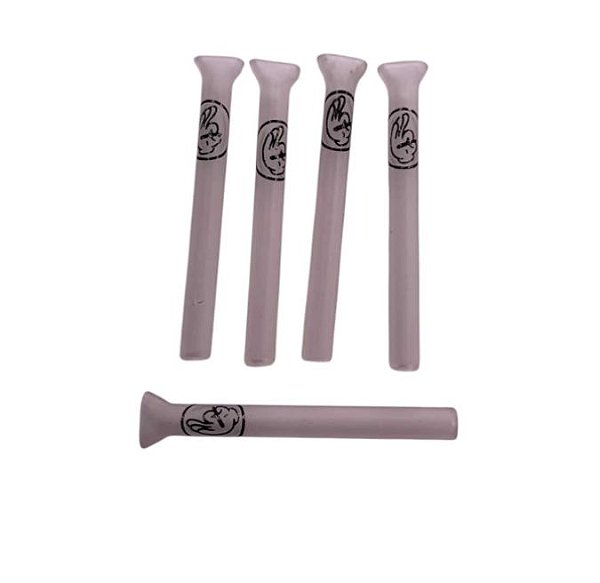 Piteira de Vidro Fosca Louco 4i20 5cm 4mm ( 1Und )