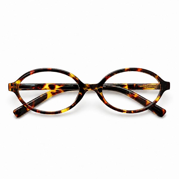 Óculos Grau +0.50 a +4.00 Oval Tartaruga Lente Leitura
