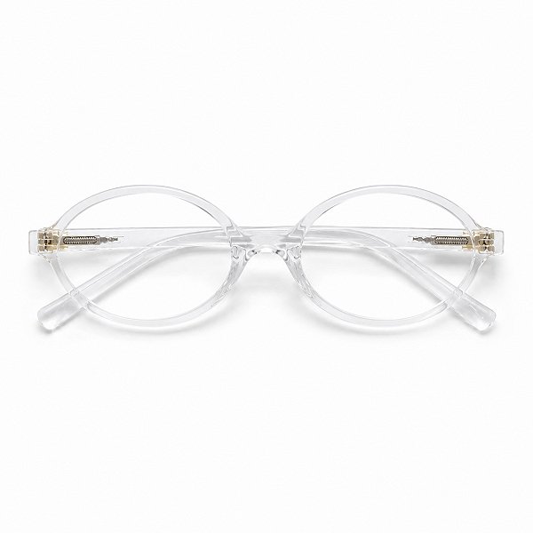 Óculos Grau +0.50 a +4.00 Oval Transparente Lente Leitura