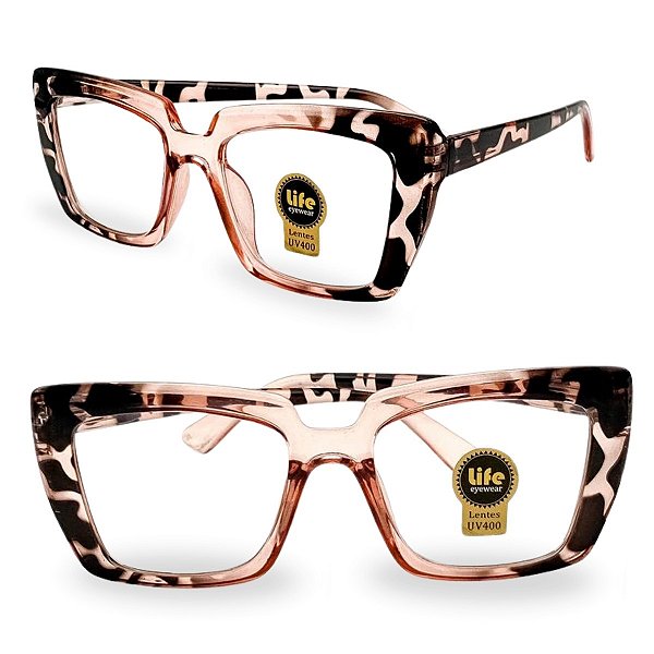 Óculos Grau +0.50 a +4.00 Marilia Rosa Oncinha Lente Leitura