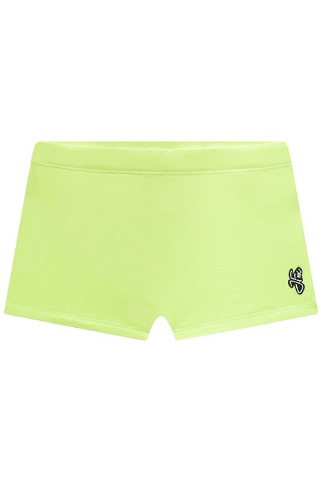 SUNGA EM MALHA UV DRY COM PROTEÇÃO 50+ VERDE NEON (JOHNNY FOX) 73929