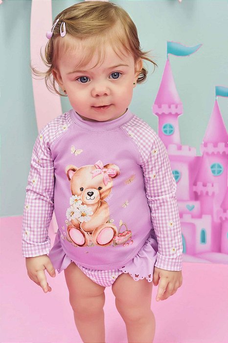BLUSA ML E CALCINHA LILAS (INFANTI) 74363