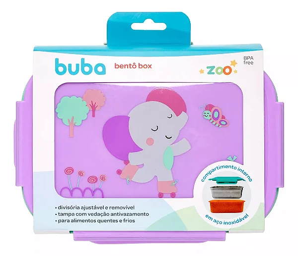 BENTO BOX BUBA ZOO ELEFANTE