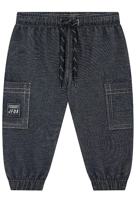 CALCA JOGGER MALHA DENIM JOHNNY FOX