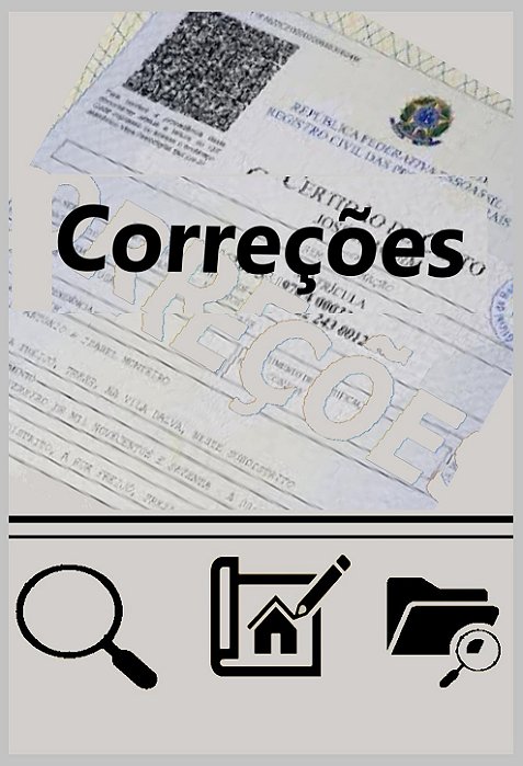 CORREÇÕES, AVERBAÇÕES
