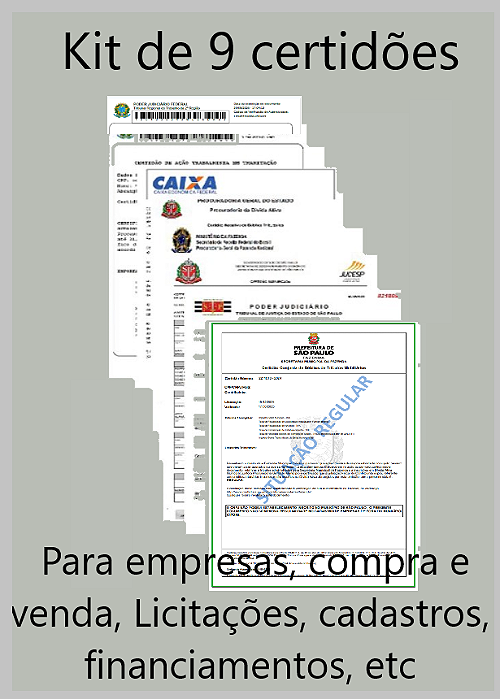 Certidões para Empresas