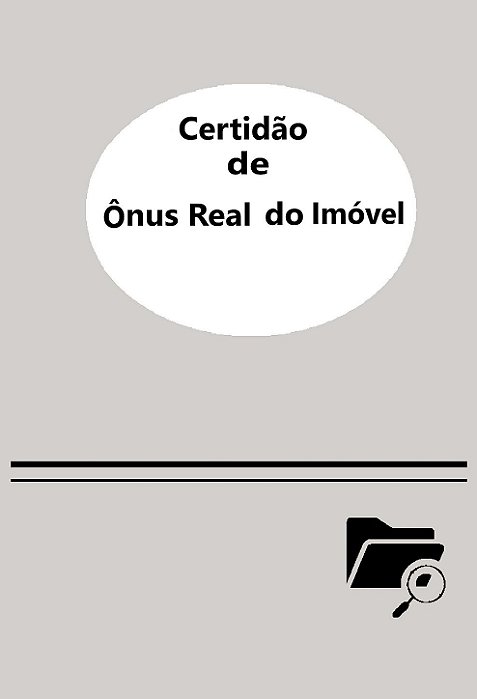 Certidão de ônus do imóvel