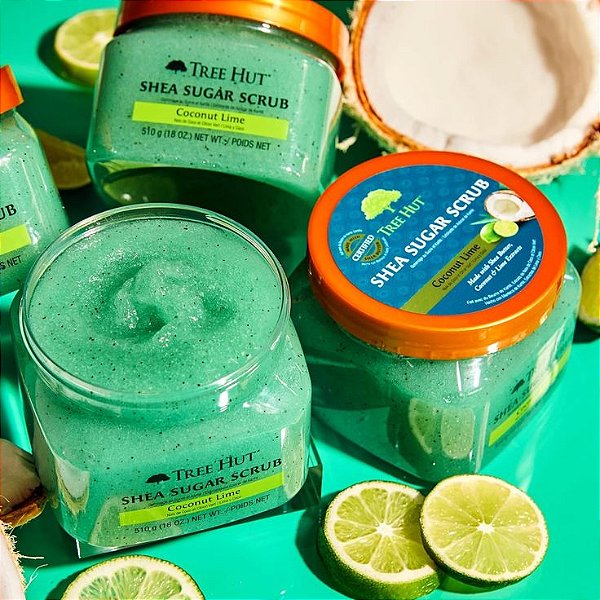 Esfoliante corporal Tree Hut Coconut Lime