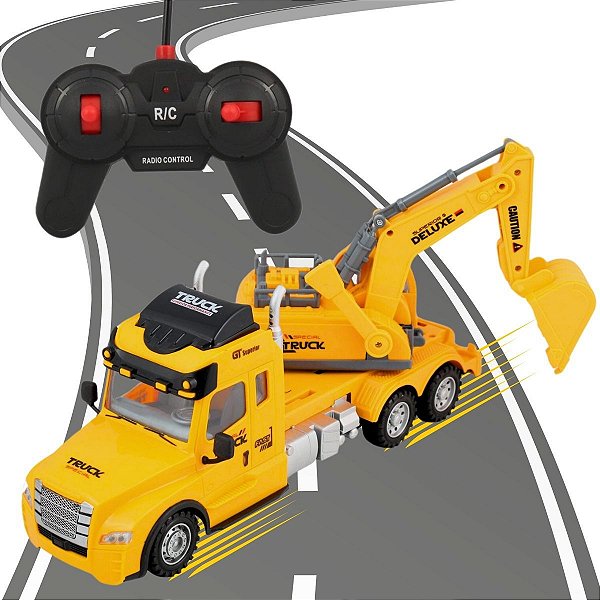 Caminhão Com Controle Brinquedo Infantil