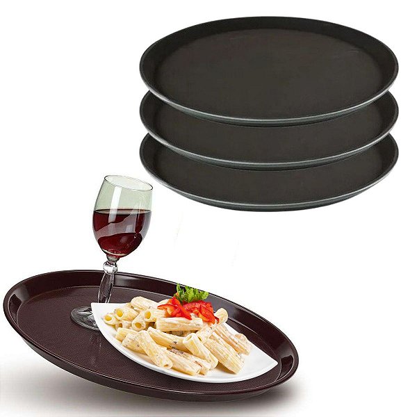 Kit 4 Bandejas de Garçom