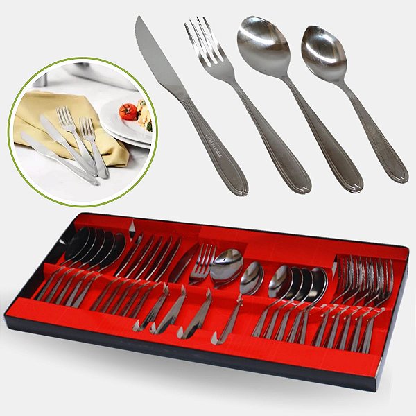Faqueiro Inox 24 Pçs