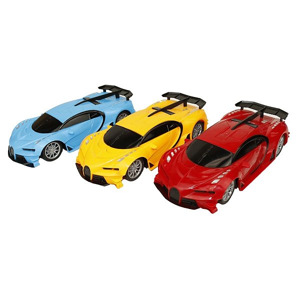 Carrinho Com Controle Remoto Carro Brinquedo C/ Luz