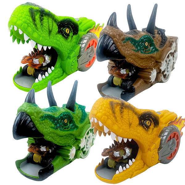 Lança Carrinhos Dinossauro Dino Radical