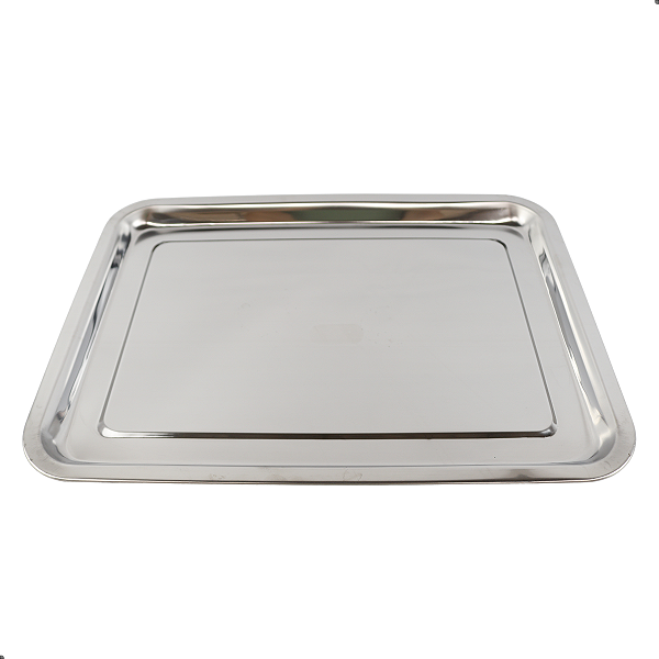 Bandeja Inox 40x30 Retangular