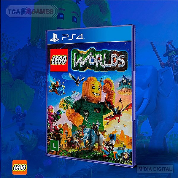Lego Worlds - PS4 Mídia Digital