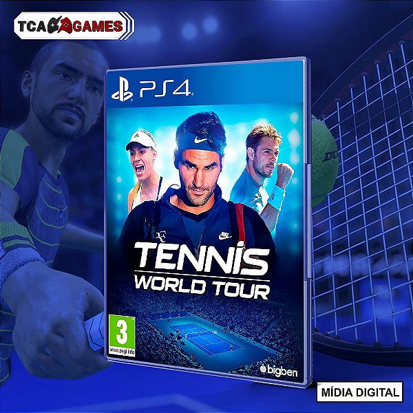 Tennis World Tour - PS4 Mídia Digital
