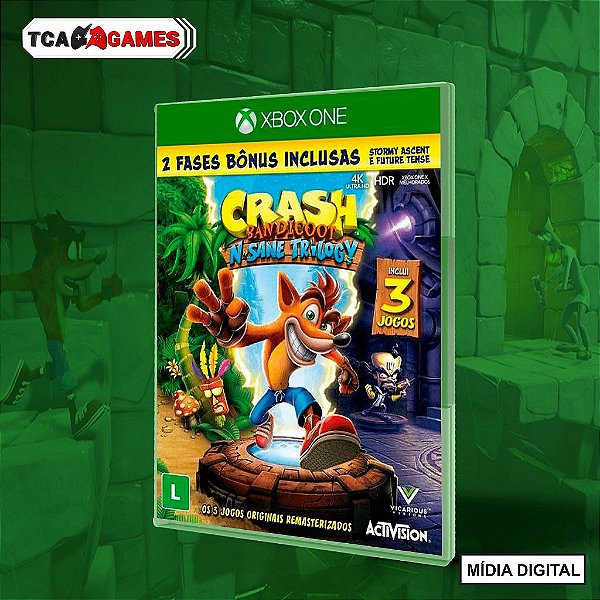 Crash Bandicoot N. Sane Trilogy - Xbox One Mídia Digital
