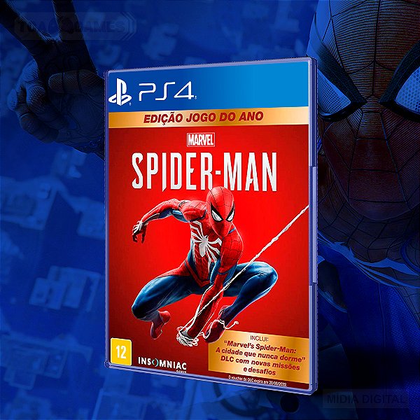 Spider Man: Game Of The Year Edition - PS4 Mídia Digital