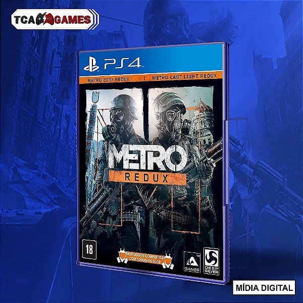 Metro Redux - PS4 - Mídia Digital