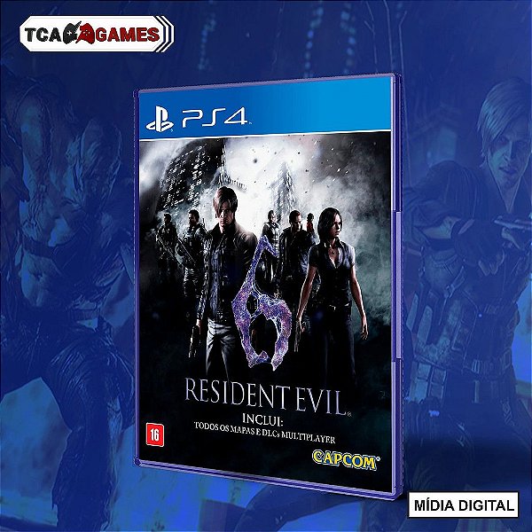 Resident Evil 6 - PS4 - Mídia Digital