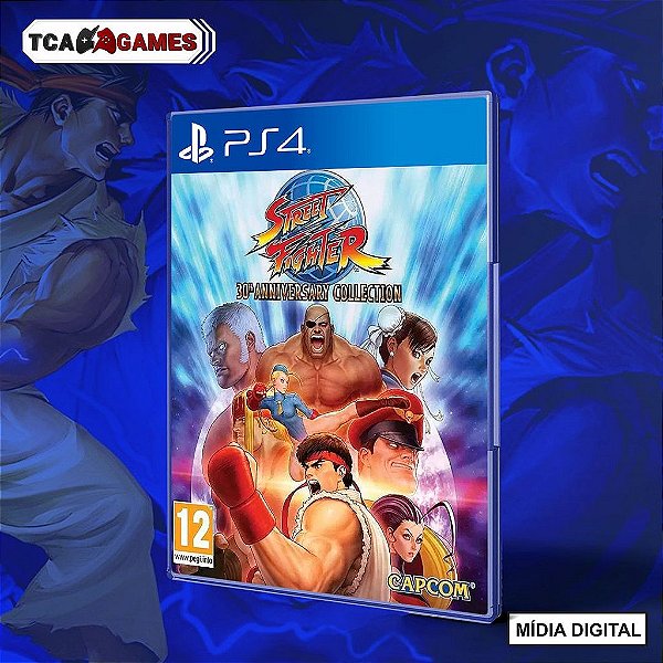 Street Fighter 30th Anniversary Collection - PS4 - Mídia Digital