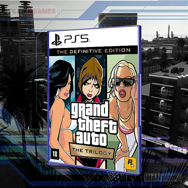 GTA The Trilogy - The Definitive Edition - PS5 - Mídia Digital