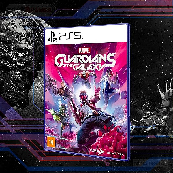 Guardiões da Galáxia da Marvel - PS5 Mídia Digital