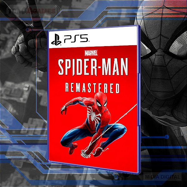 Spider Man: Remastered - PS5 Mídia Digital