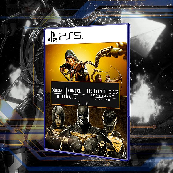 Mortal Kombat 11 Ultimate + Injustice 2 Legendary Edition - PS5 Mídia Digital
