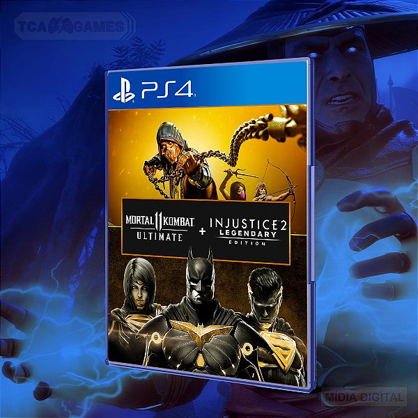 Mortal Kombat 11 Ultimate + Injustice 2 Legendary Edition - PS4 Mídia Digital