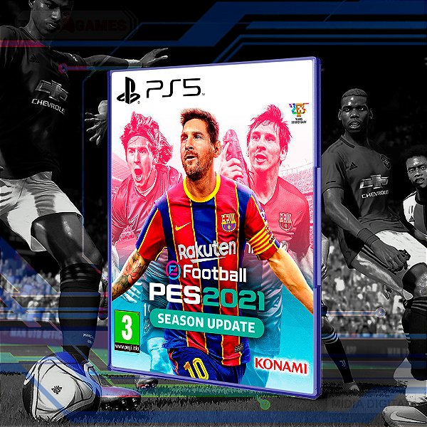 Pes 21 - PS4 p/ PS5 Mídia Digital