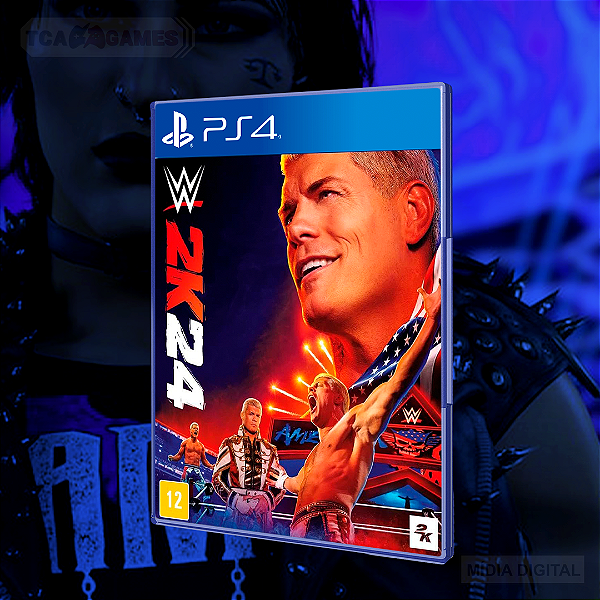 WWE 2K24 - PS4 - Mídia Digital