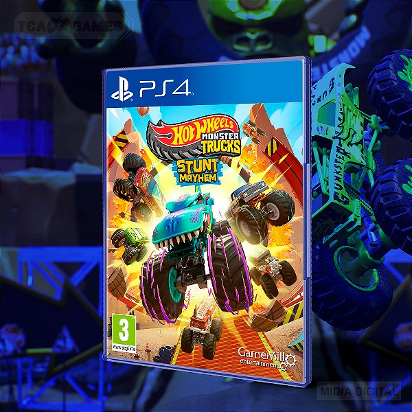 Hot Wheels Monster Trucks: Stunt Mayhem - PS4 Mídia Digital