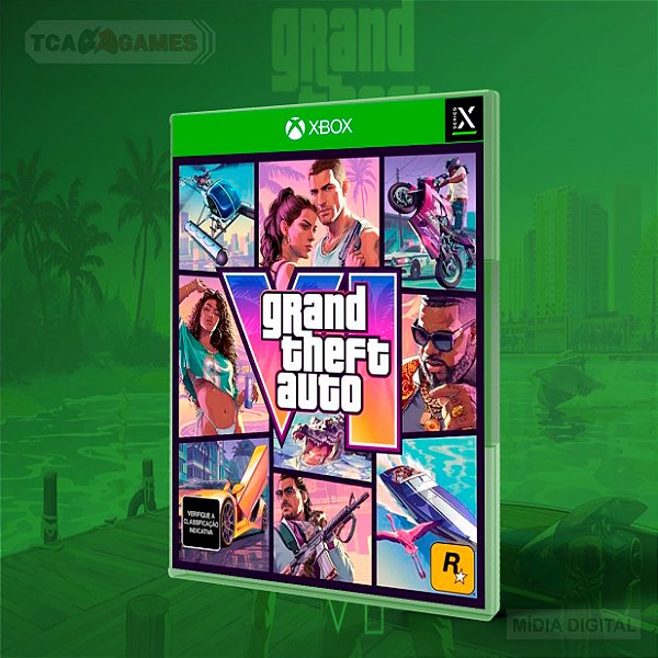 Grand Theft Auto VI - GTA 6 Xbox Series X|S Mídia Digital