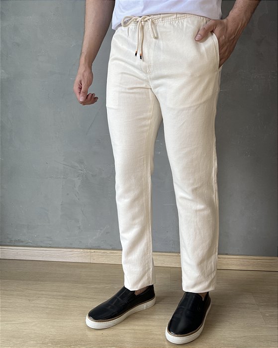 Calça Algodão Areia Hangar