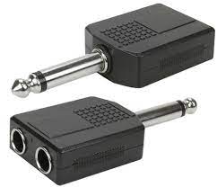Adaptador Plug P10 Mono para 2x Jack J10 Mono Storm